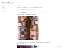 Tablet Screenshot of mitchellakiyama.com